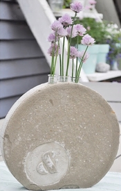 Smillas Wohngefuehl Round Concrete Vase